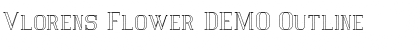 Download Vlorens Flower DEMO Outline Font Title Preview