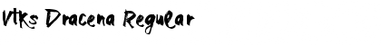 Download Vtks Dracena Regular Font Title Preview