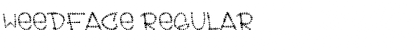Download Weedface Regular Font Title Preview