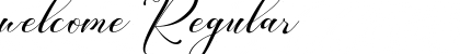Download welcome Regular Font Title Preview