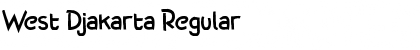 Download West Djakarta Regular Font Title Preview