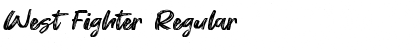 Download West Fighter Regular Font Title Preview
