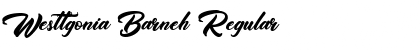 Download Westtgonia Barneh Regular Font Title Preview