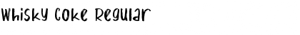Download Whisky Coke Regular Font Title Preview