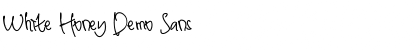 Download White Honey Demo Sans Font Title Preview