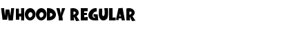 Download whoody Regular Font Title Preview