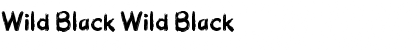 Download Wild Black Wild Black Font Title Preview
