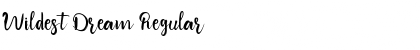 Download Wildest Dream Regular Font Title Preview