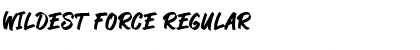 Download Wildest Force Regular Font Title Preview