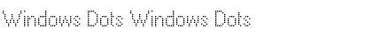 Download Windows Dots Windows Dots Font Title Preview