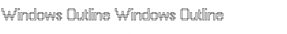 Download Windows Outline Windows Outline Font Title Preview