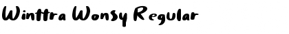 Download Winttra Wonsy Regular Font Title Preview