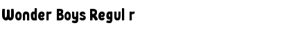 Download Wonder Boys Regular Font Title Preview