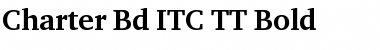 Download Charter Bd ITC TT Bold Font Title Preview