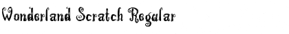 Download Wonderland Scratch Regular Font Title Preview