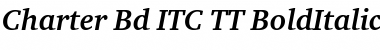 Download Charter Bd ITC TT BoldItalic Font Title Preview