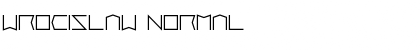 Download Wrocislaw Normal Font Title Preview