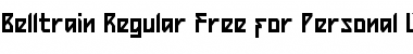 Download Belltrain Regular Regular Font Title Preview