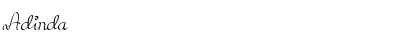 Download Adinda Regular Font Title Preview