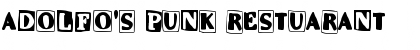 Download Adolfo's Punk Restuarant Regular Font Title Preview