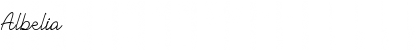 Download Albelia Script Font Title Preview