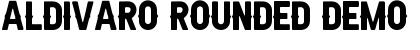 Download Aldivaro Rounded Demo Rounded Font Title Preview