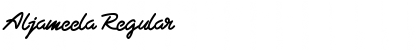 Download Aljameela Regular Font Title Preview