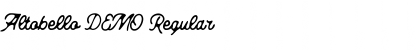 Download Altobello DEMO Regular Font Title Preview