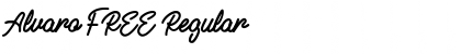 Download Alvaro FREE Regular Font Title Preview