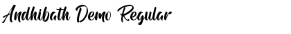 Download Andhibath Demo Regular Font Title Preview