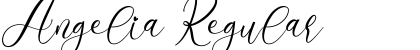 Download Angelia Regular Font Title Preview