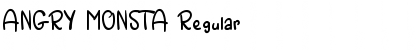 Download ANGRY MONSTA Regular Font Title Preview