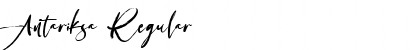 Download Antariksa Regular Font Title Preview