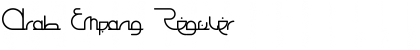 Download Arab Empang Reguler Font Title Preview
