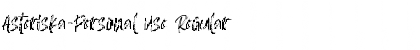 Download Asteriska-Personal Use Regular Font Title Preview