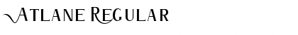 Download Atlane Regular Font Title Preview