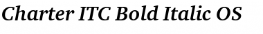 Download Charter ITC Bold Italic Font Title Preview