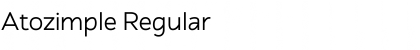 Download Atozimple Regular Font Title Preview