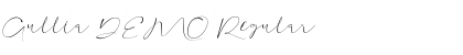 Download Aullia DEMO Regular Font Title Preview