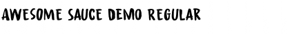 Download Awesome Sauce DEMO Regular Font Title Preview