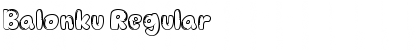 Download Balonku Regular Font Title Preview