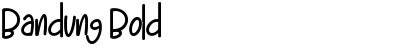 Download Bandung Bold Font Title Preview