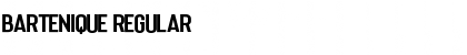 Download Bartenique Regular Font Title Preview