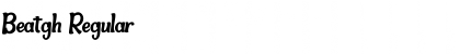 Download Beatgh Regular Font Title Preview
