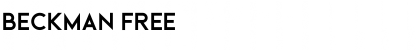 Download Beckman Free Font Title Preview