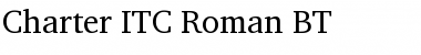 Download CharterITC BT Roman Font Title Preview