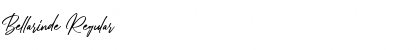 Download Bellarinde Regular Font Title Preview
