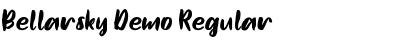 Download Bellarsky Demo Regular Font Title Preview
