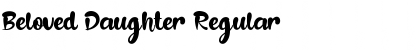 Download Beloved Daughter Regular Font Title Preview