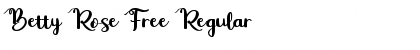 Download Betty Rose Free Regular Font Title Preview